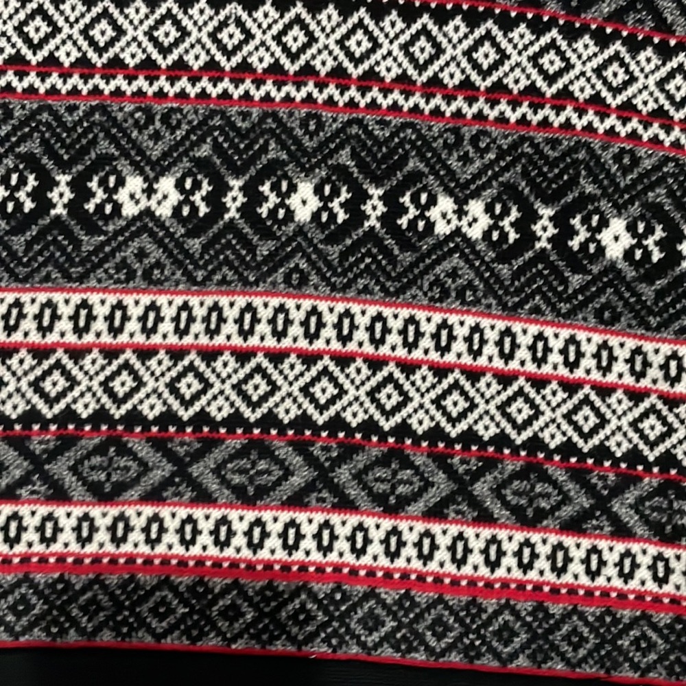 Hanna Andersson Gray Black Snowflake Sweater dress - Picture 10 of 12